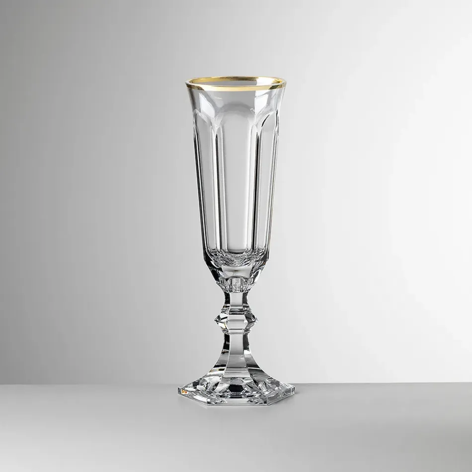 Dolce Vita Clear With Gold Flute