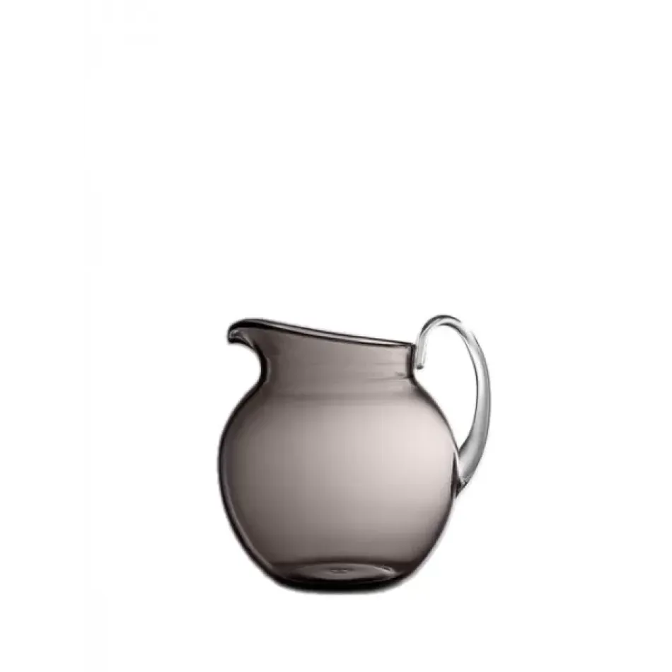 Palla Transparente Pitcher Grey H 8.25 x Diam 7.5", 101 oz