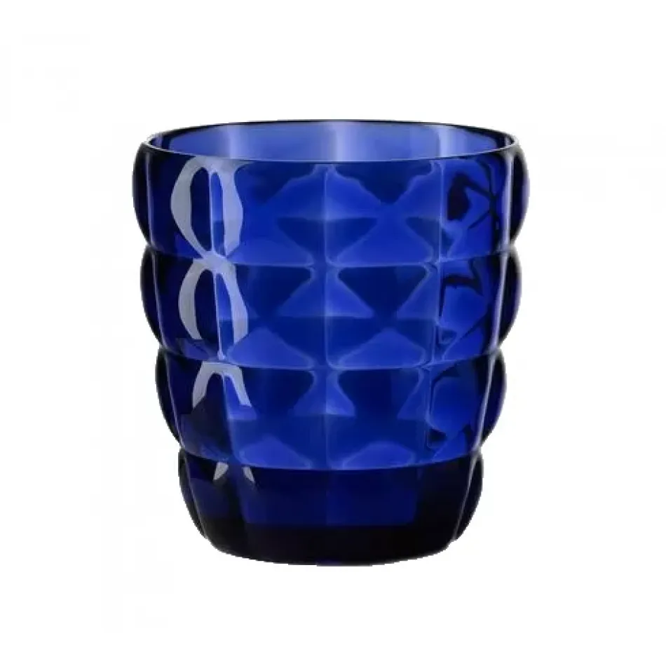 Diamante Tumbler Royal Blue H 4" x Diam 3.5", 12 oz