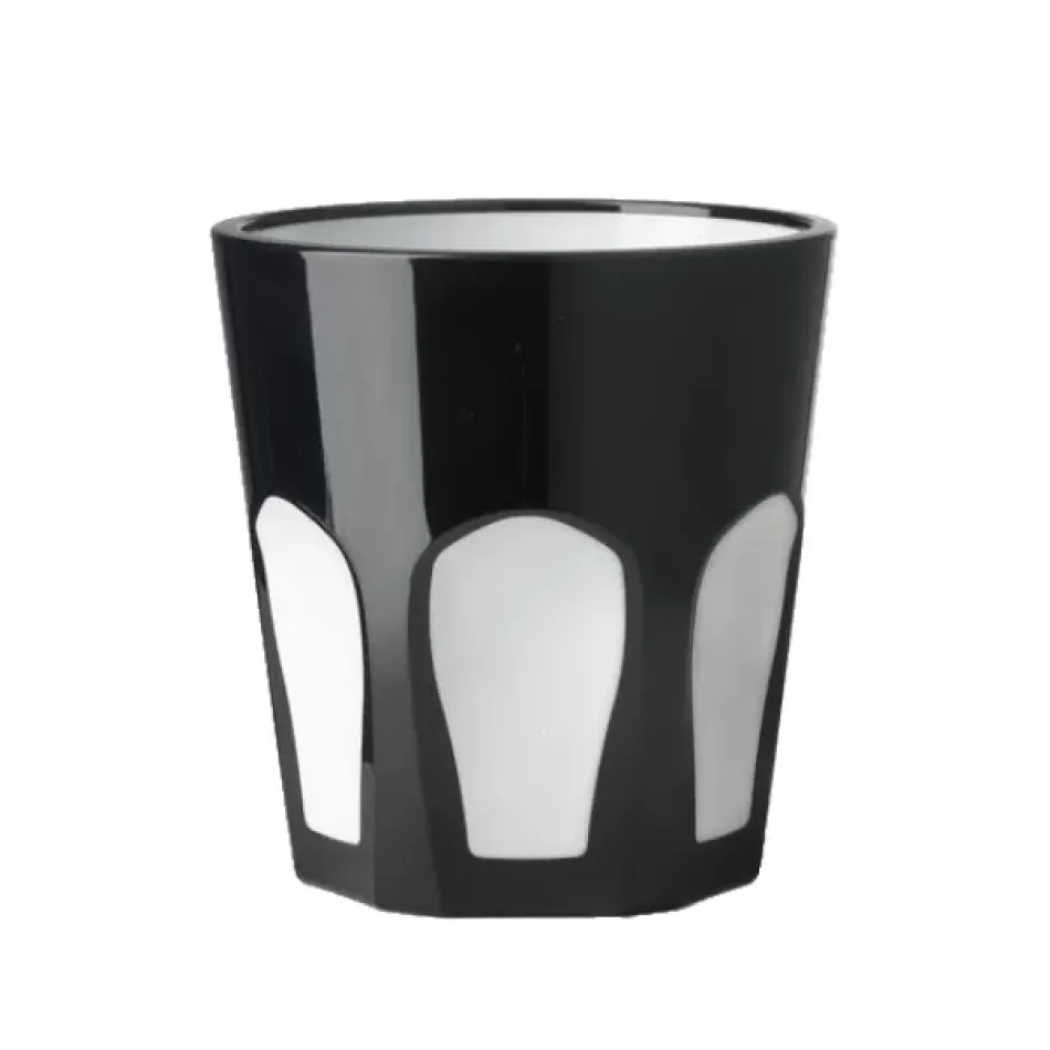 Gulli Tumbler Black/White H 4" x Diam 4", 12 oz