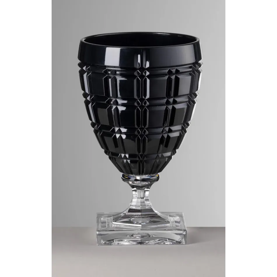 Winston Water Black H 5.5" x Diam 3.5", 10 oz