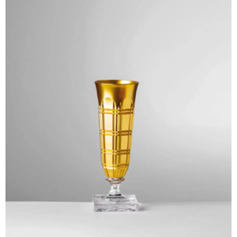 Winston Flute Gold H 7.5" x Diam 2.5", 6 oz