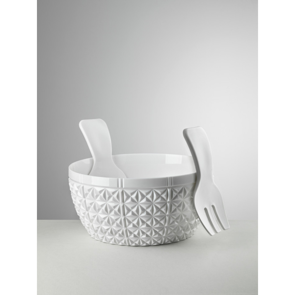 Churchill Salad Bowl White H 5" x Diam 10", 85 oz