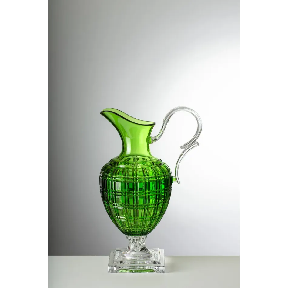 Imperial Pitcher Green H 12.5" x Diam 6.5", 50 oz