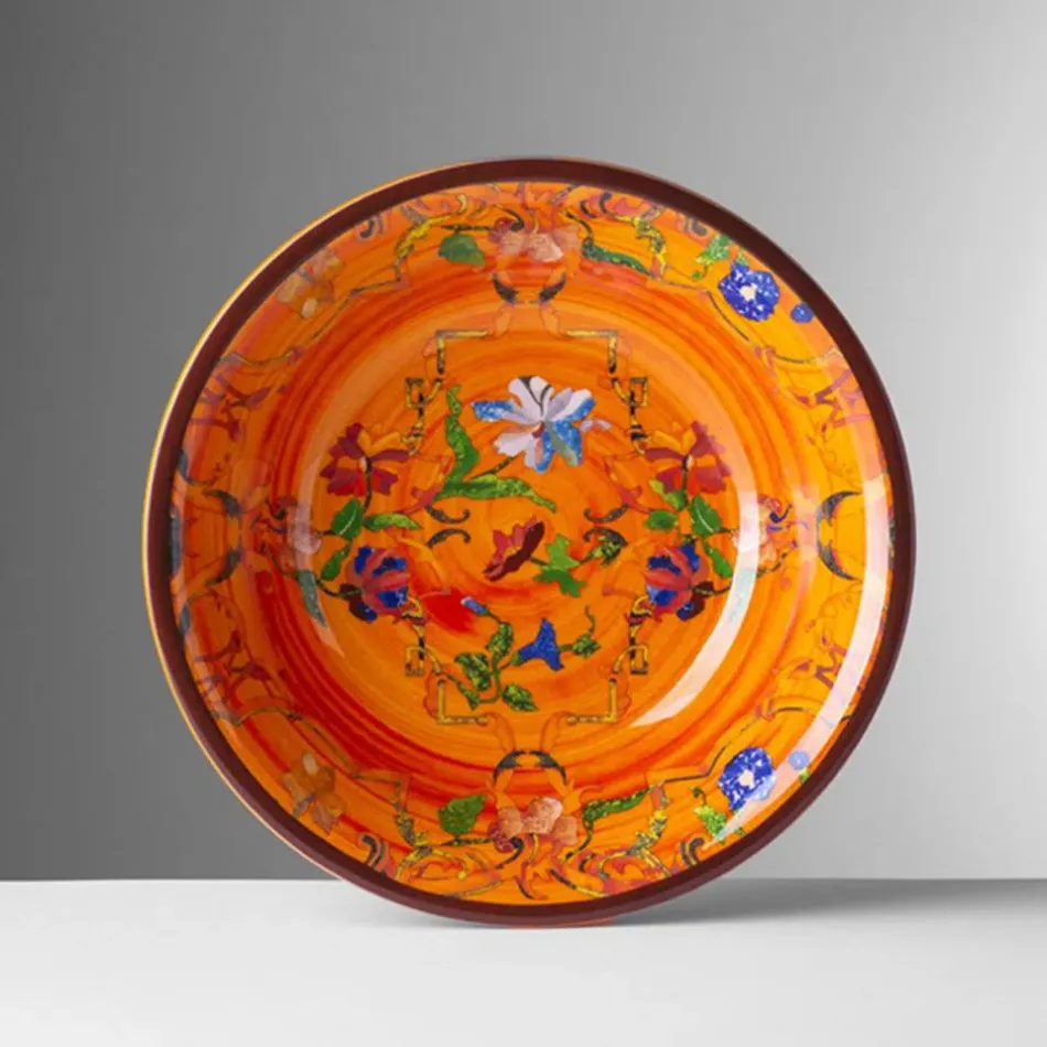 Pancale Orange Melamine Soup Bowl 9" Rd