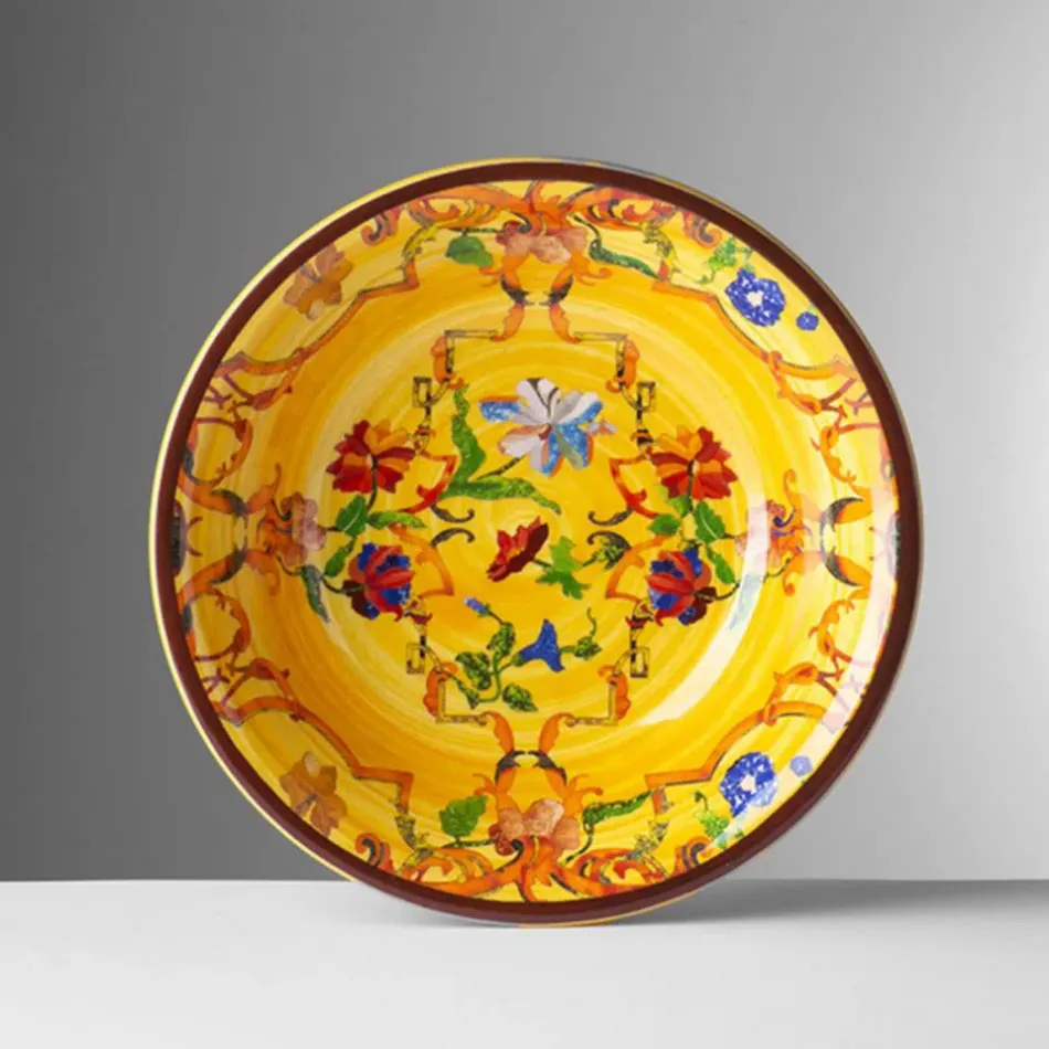 Pancale Yellow Melamine Soup Bowl 9" Rd