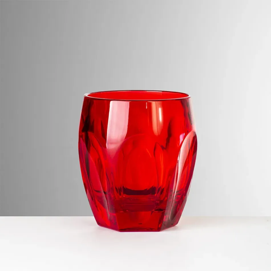 Novella Tumbler Red H 4" x Diam 3.5", 13.5 oz