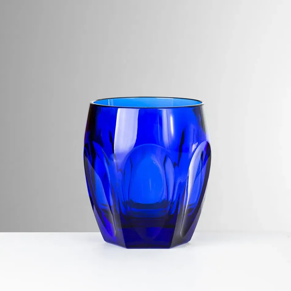 Novella Tumbler Blue H 4" x Diam 3.5", 13.5 oz