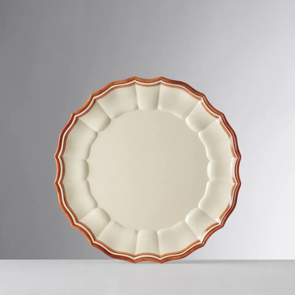 Eva Ivory / Red Dinnerware
