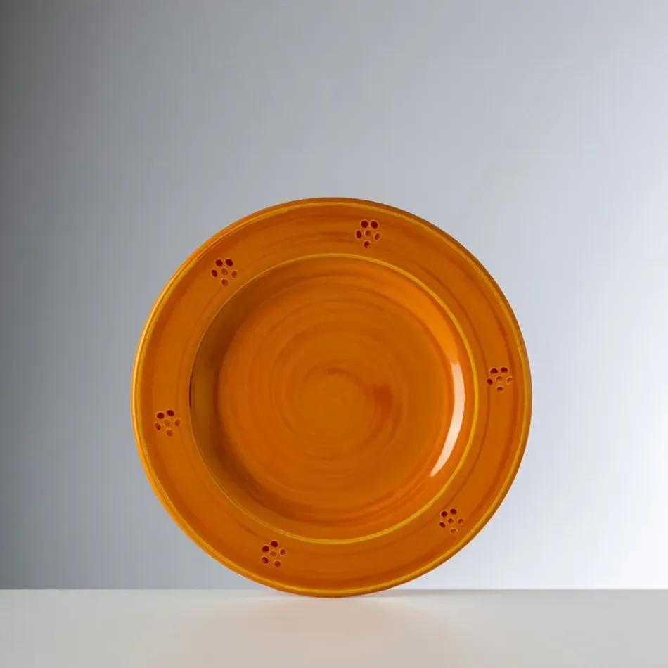 Marinella Orange Salad Plate
