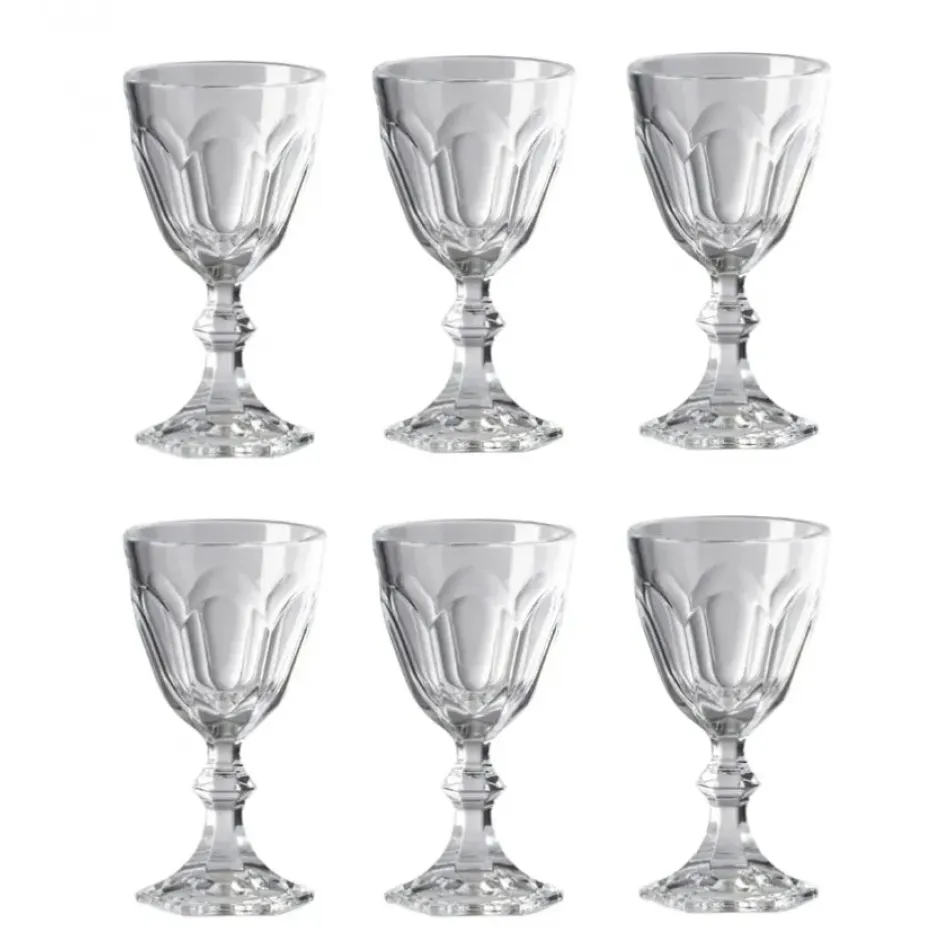 Snow White Clear Apertivo Glass Pack of 6