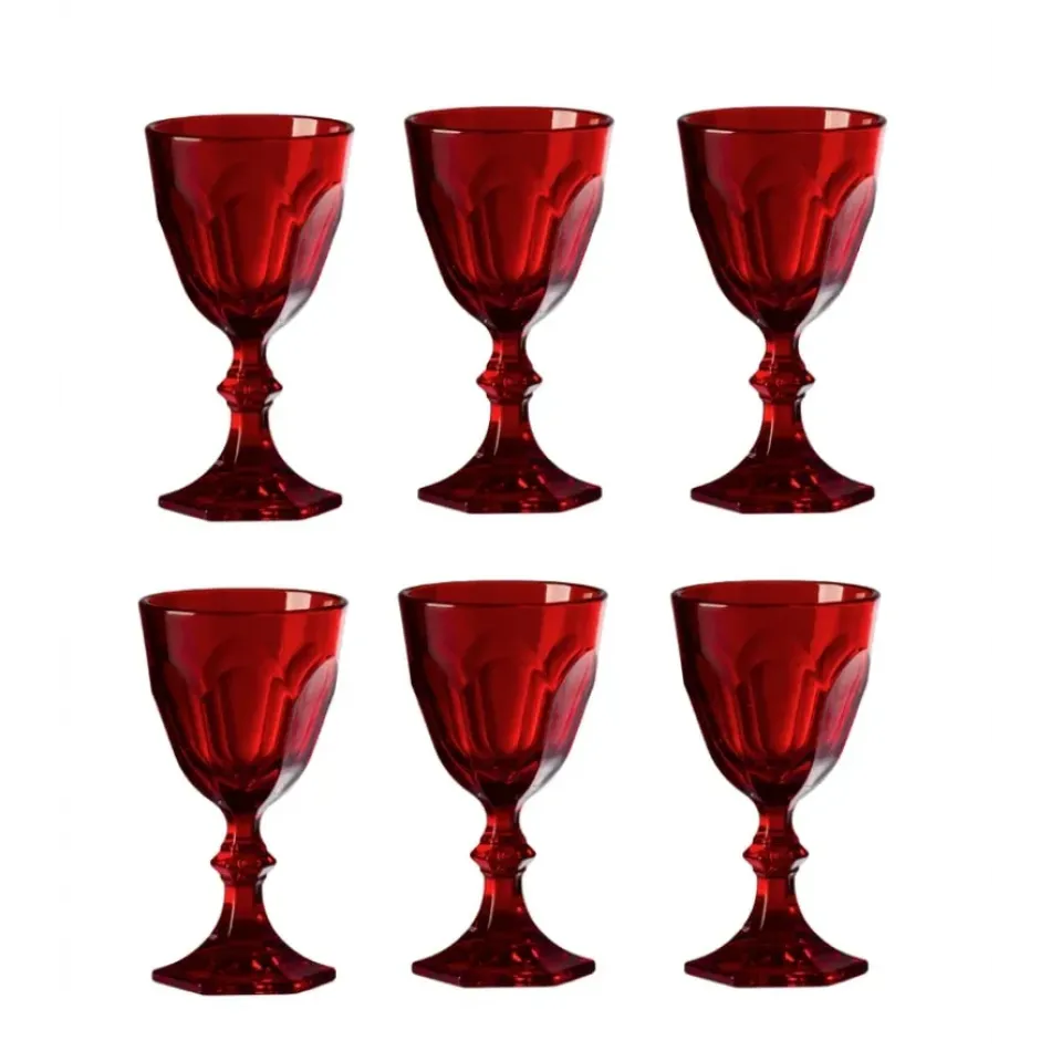 Snow White Red Apertivo Glass Pack of 6