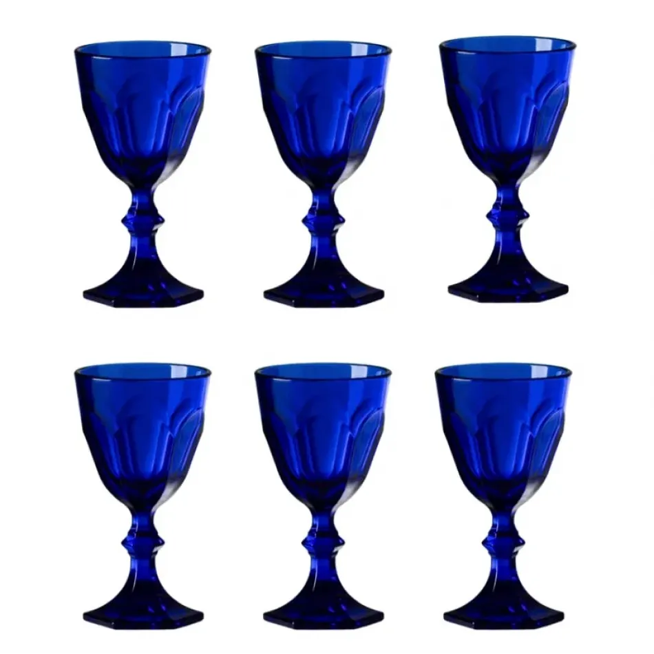 Snow White Blue Apertivo Glass Pack of 6