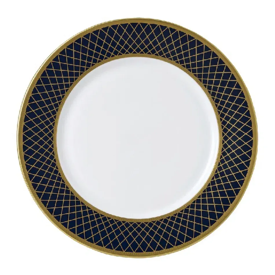 Majestic Navy Blue Flat Rim Plate (27 cm/10.5 in)