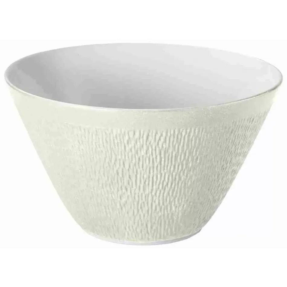 Mineral Irise Shell Salad Bowl Coned Shaped Round 11 in.