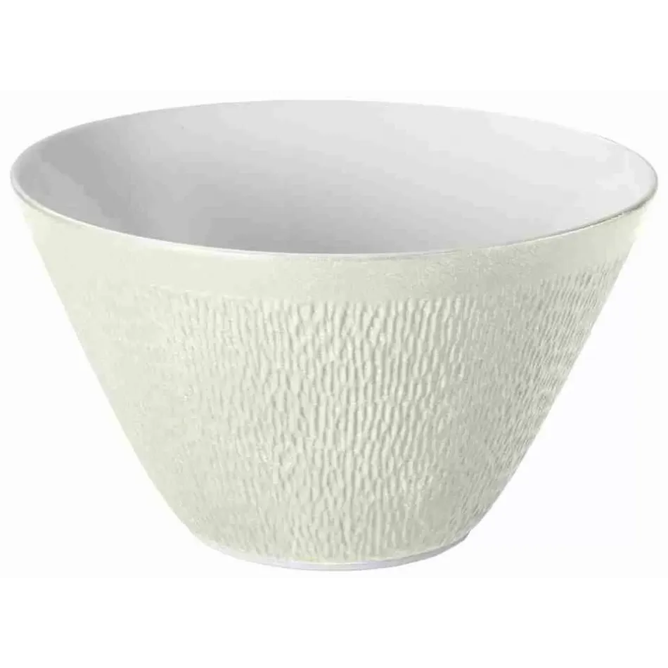 Mineral Irise Shell Salad Bowl Coned Shaped Diam 11.0 in