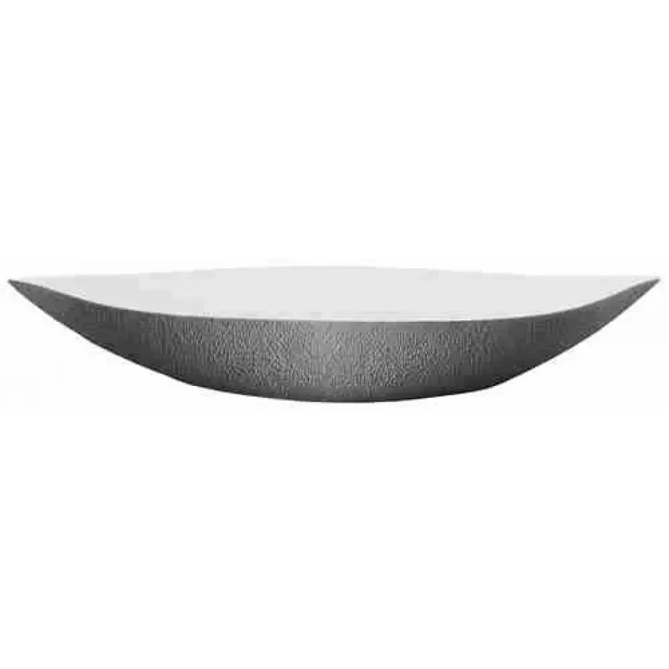 Mineral Irise Dark Grey Dish #1 22.8 X 10.0 X 3.9 in