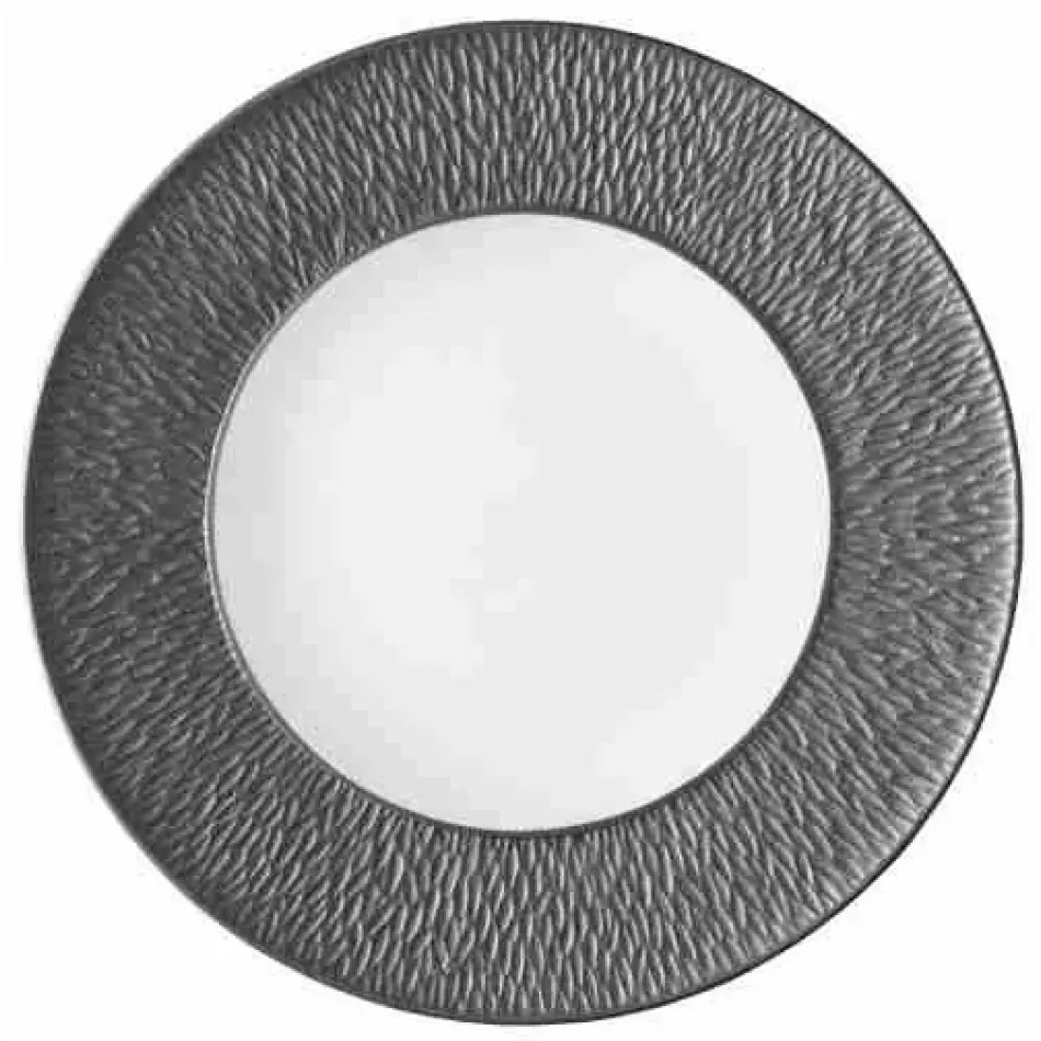 Mineral Irise Dark Grey Oval platter 14.2 x 10.2 in
