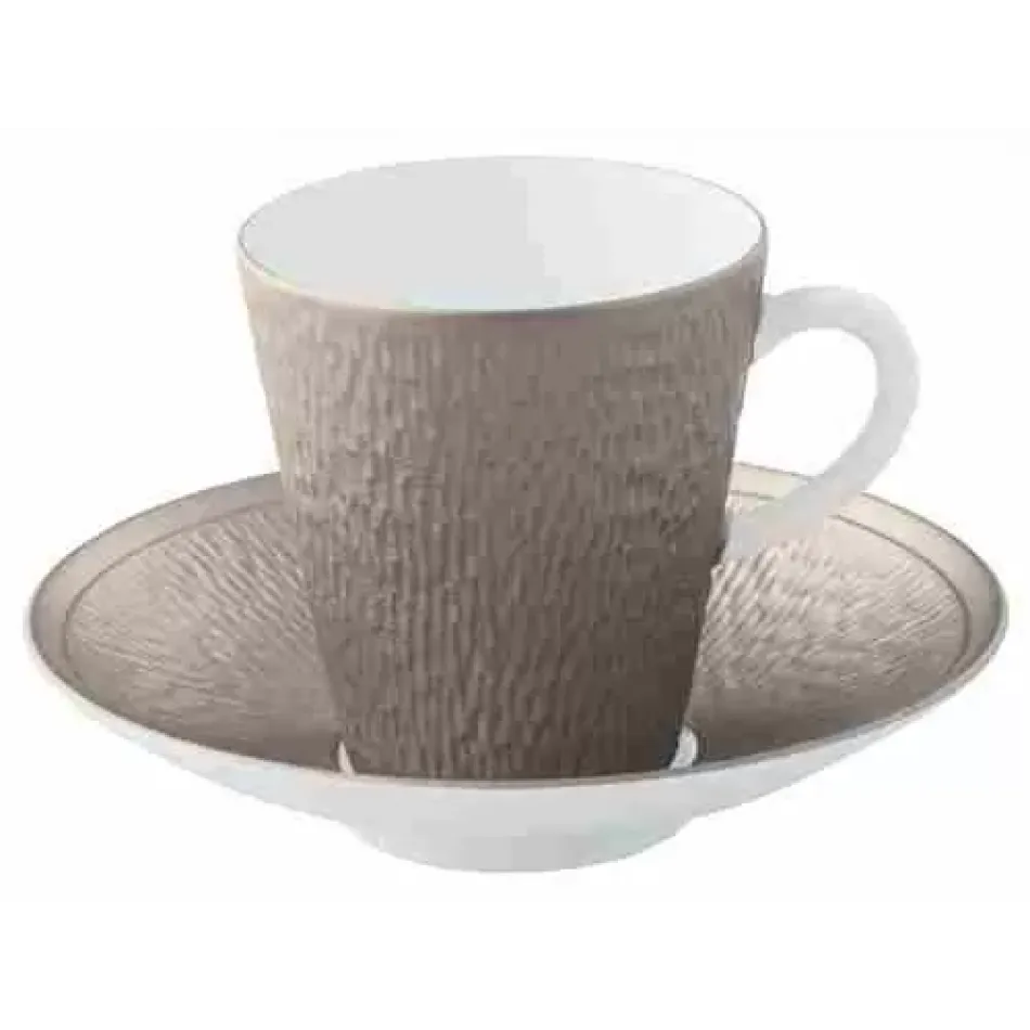 Mineral Irise Warm Grey Coffee Cup Round 2.6 in.