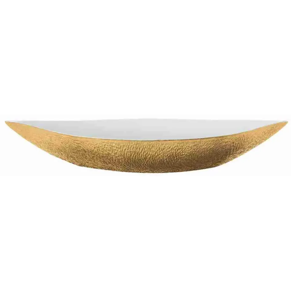 Mineral Irise Yellow Gold Dish #2 15.5115 X 6.57479 X 2.6 in