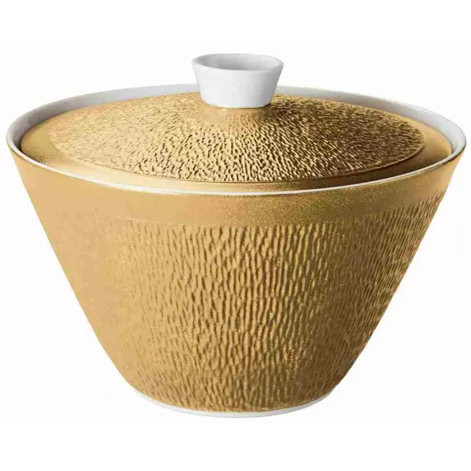 Mineral Irise Yellow Gold Soup Tureen Diam 11.0 in