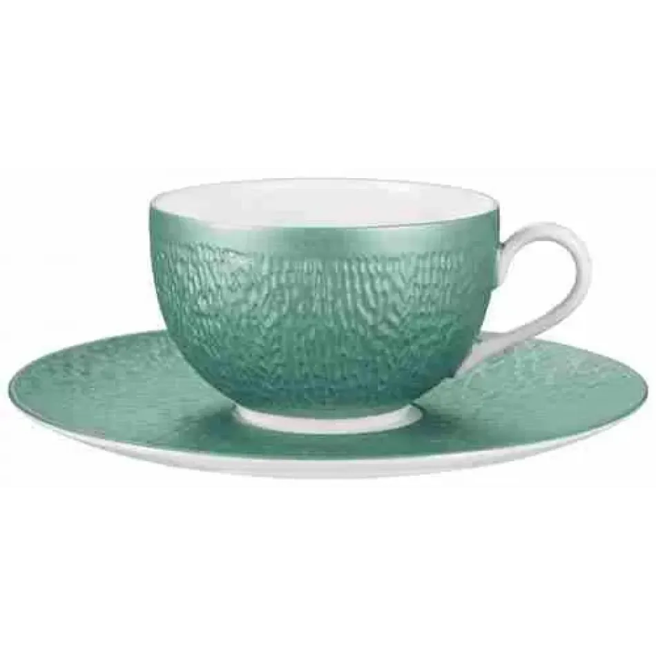 Mineral Irise Turquoise Tea Cup Extra Diam 3.7 in