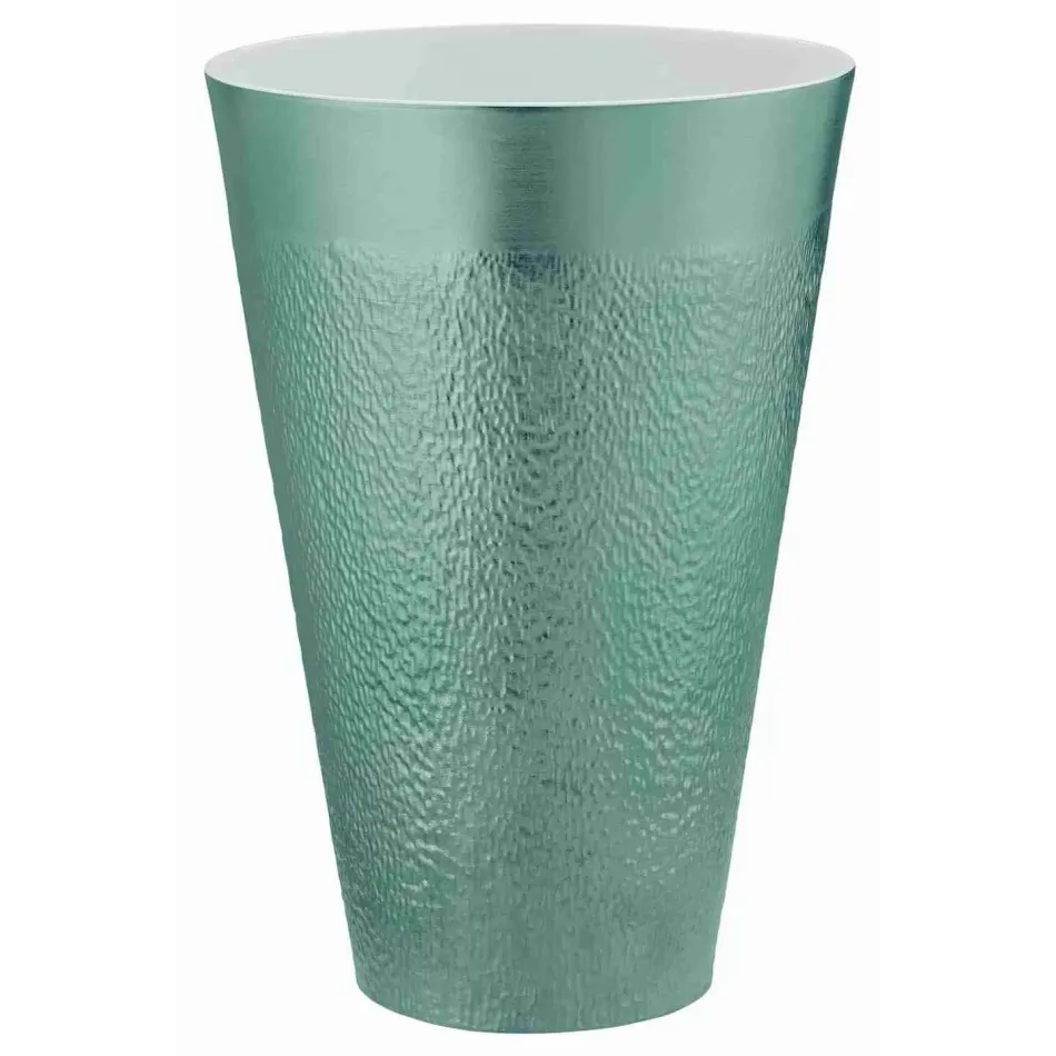 Mineral Irise Turquoise Vase 11.81 in H Gift Box