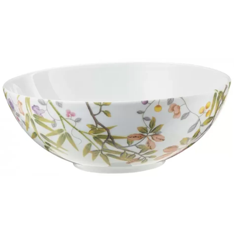 Paradis White Salad Bowl Small Diam 6.7 in