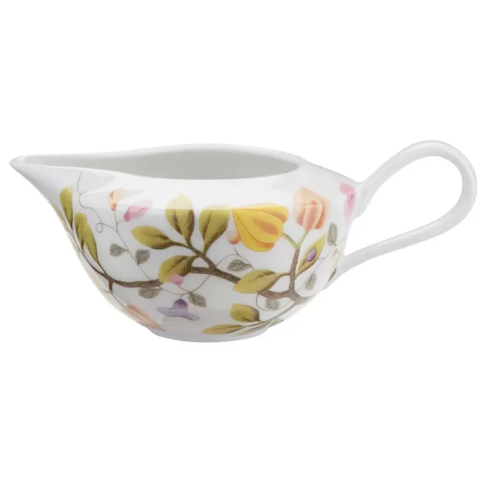 Paradis White Creamer Round 3.5 in.