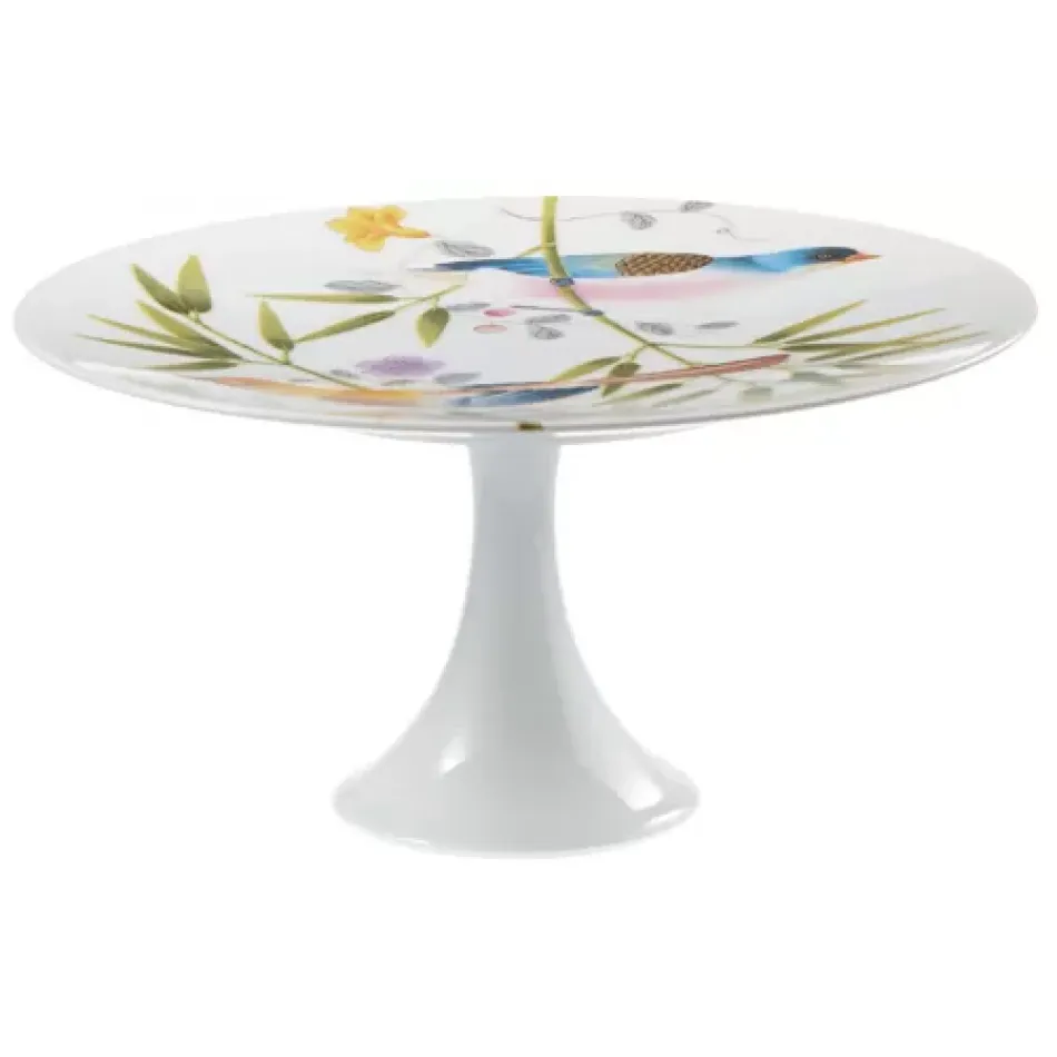 Paradis White Petit Four Stand Medium N°2 Diam 8.7 in