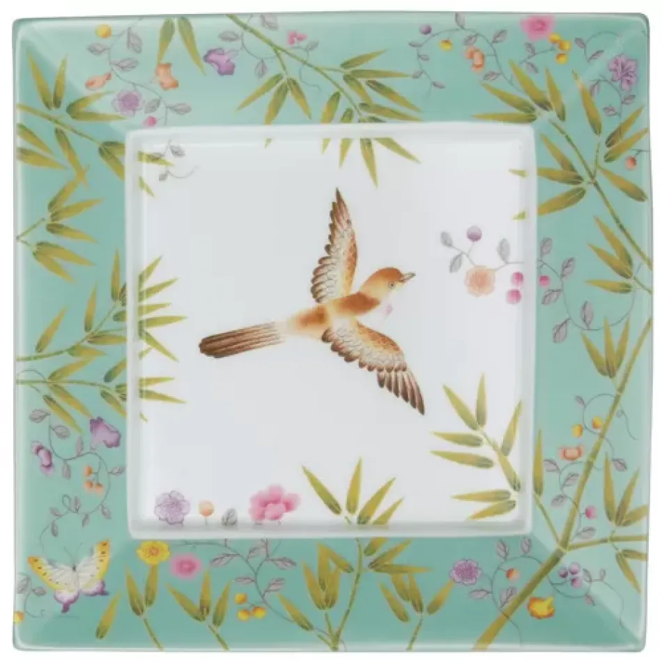 Paradis Fond Turquoise N°1 Square Trinket Tray 6.89 X 6.89 in Gift Box