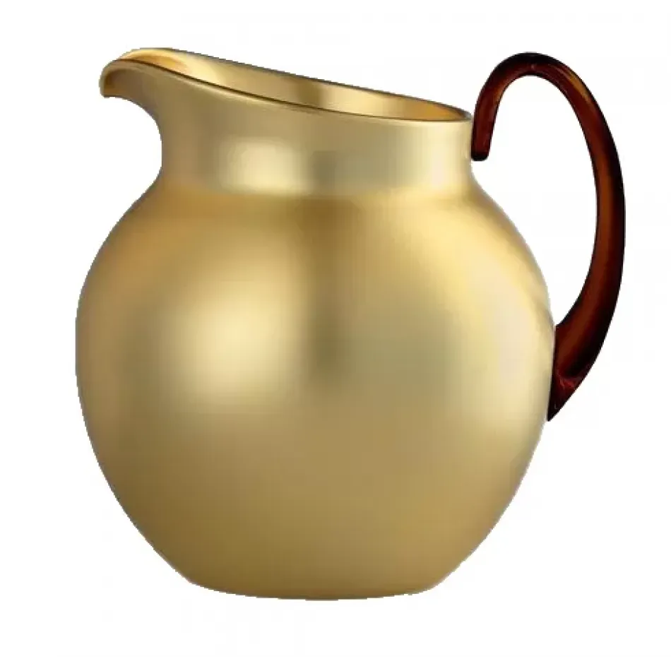 Plutone Pitcher Gold H 6.25" x Diam 5.5", 48 oz