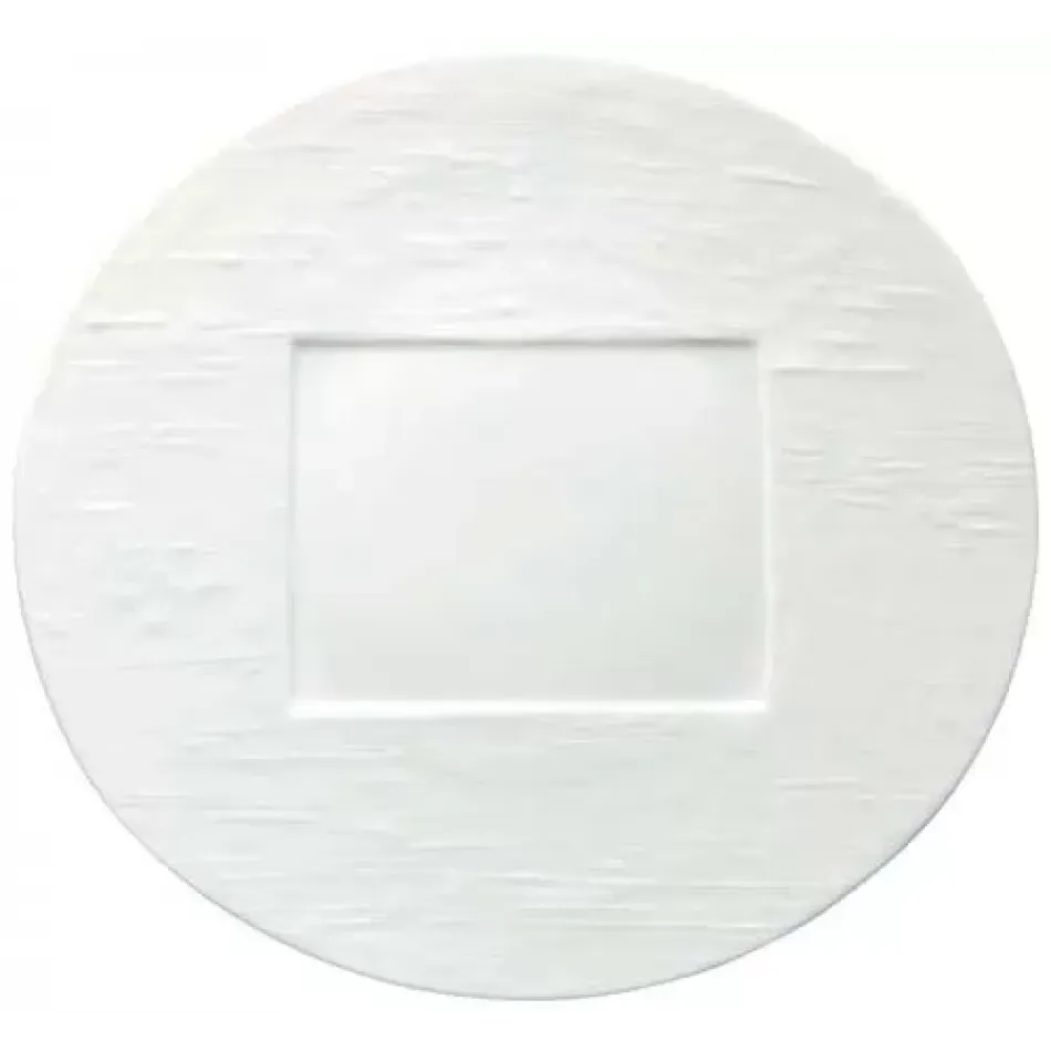 Hommage Sable/Matte Oval Buffet Plate Rectangular Center 12.6 x 11.811 in.