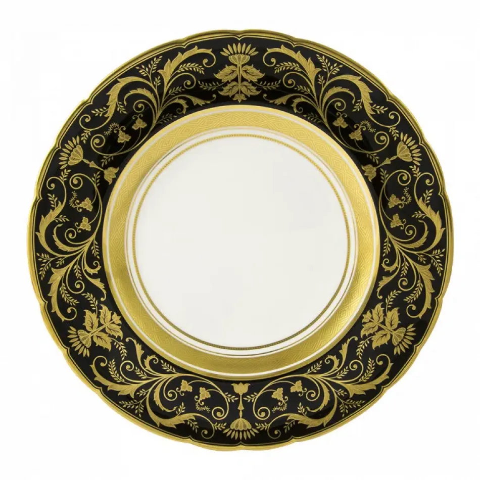 Regency Black Plate (27 cm/10.5 in) (Special Order)