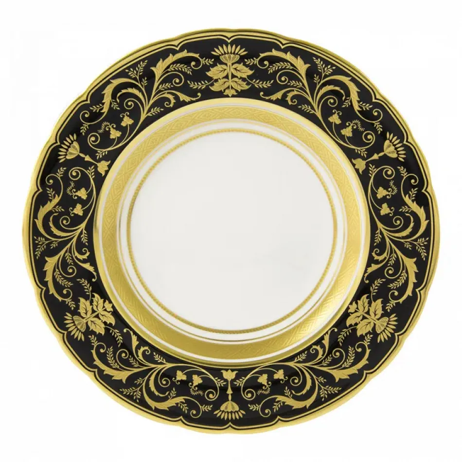 Regency Black Plate (16 cm/6.5 in) (Special Order)