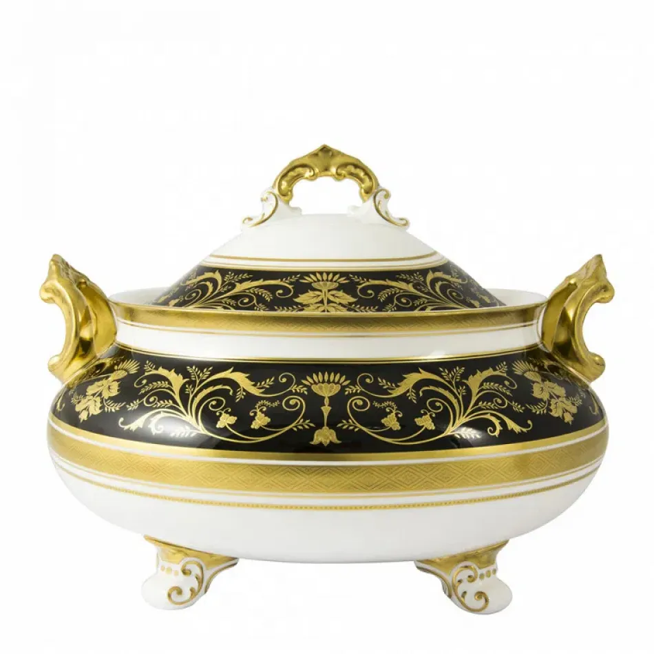 Regency Black Soup Tureen (369.5 cl/130oz) (Special Order)