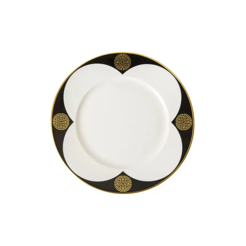 Satori Black Flat Rim Plate (21.5 cm/8.5 in)