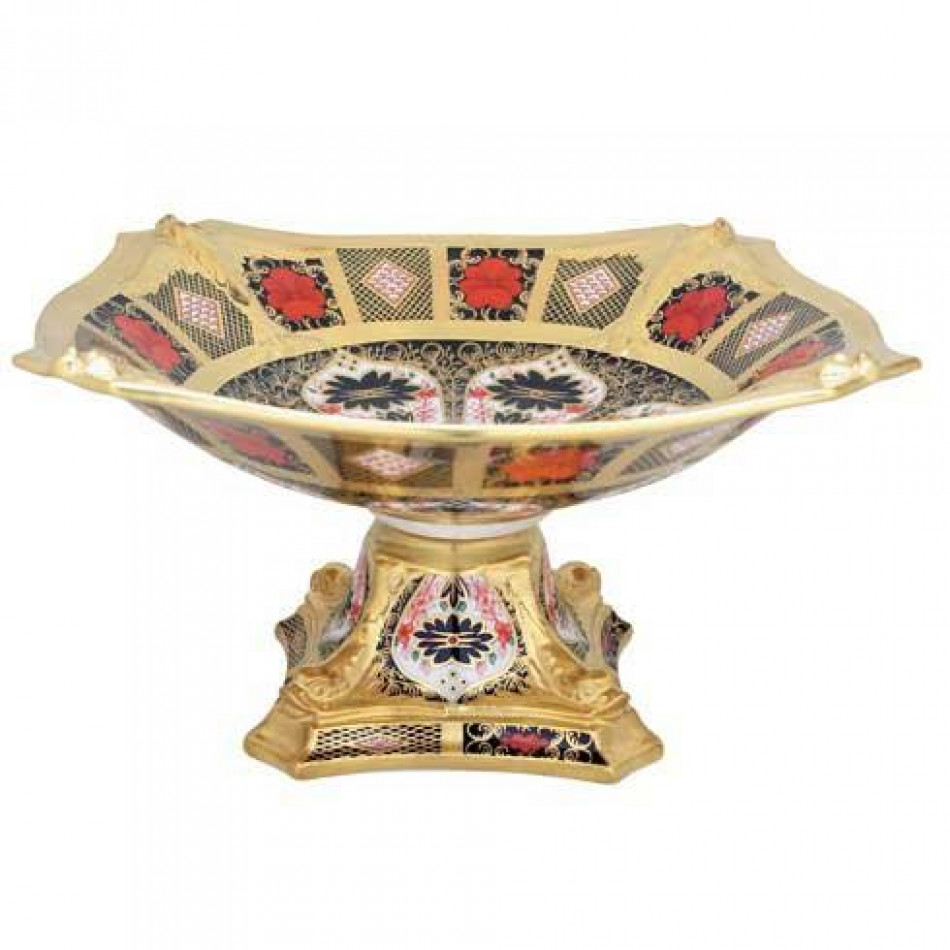 Old Imari Solid Gold Band Dolphin Centre Piece (Special Order)