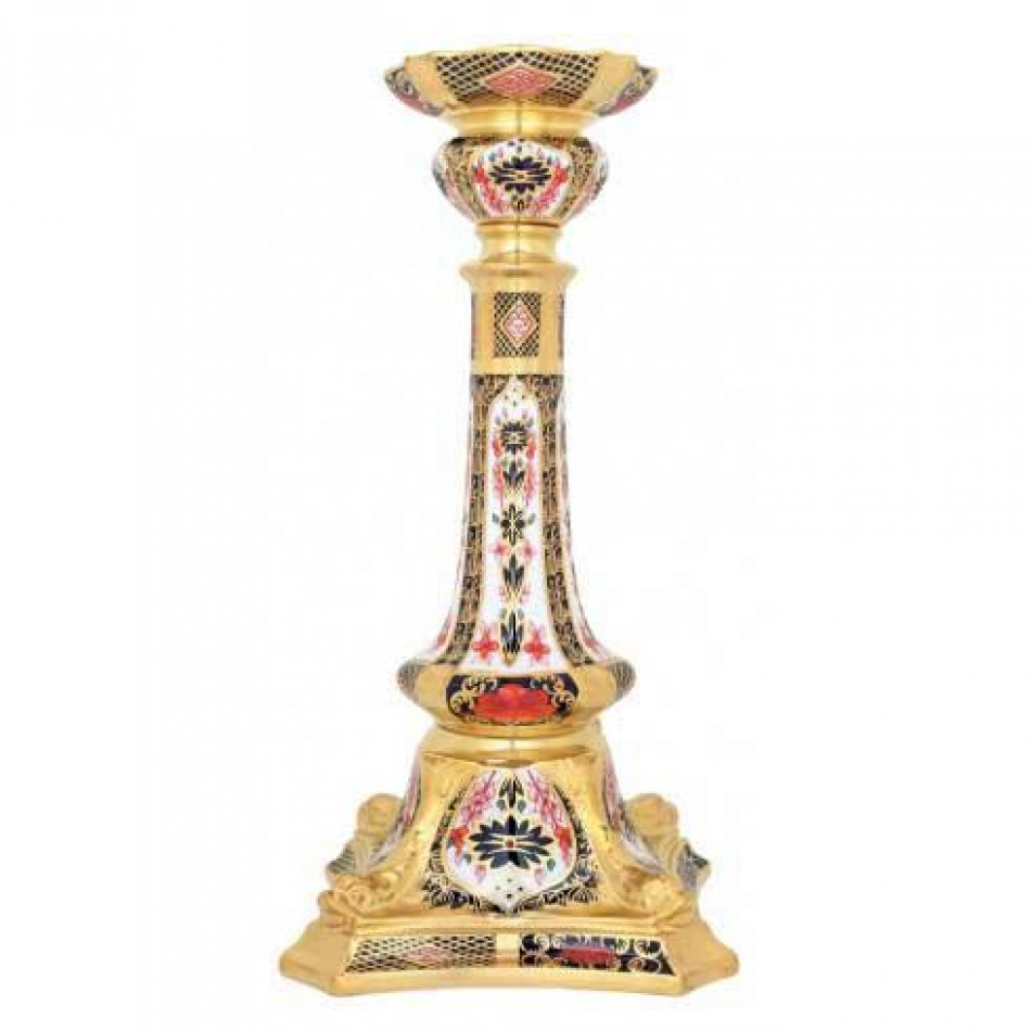 Old Imari Solid Gold Band Candlestick L/S (Special Order)