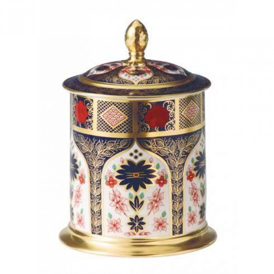 Old Imari Solid Gold Band Storage Jar (142 cl/50 oz) (Special Order)