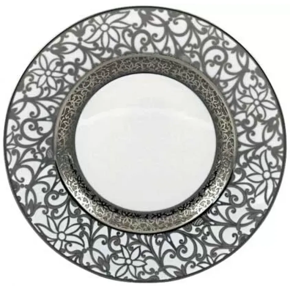 Tolède Platinum White Bread & Butter Plate Diam 6.3 in