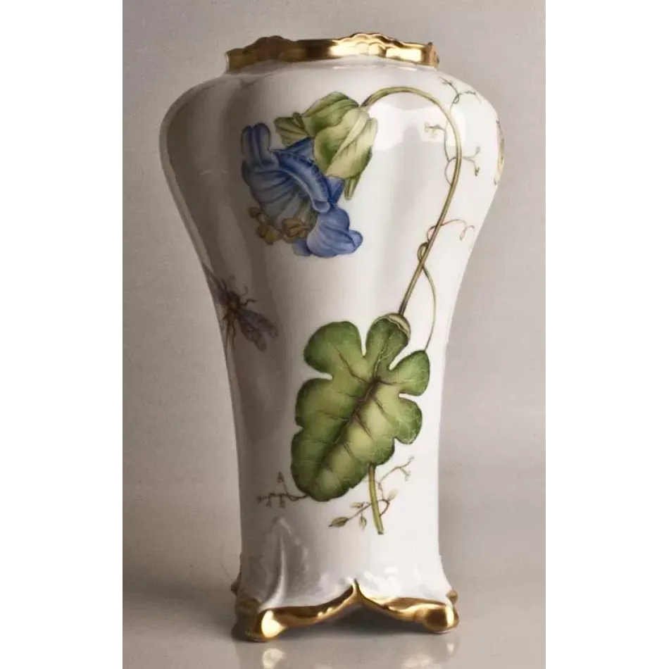 Studio Collection Blue Flower Antique Vase 9 in High