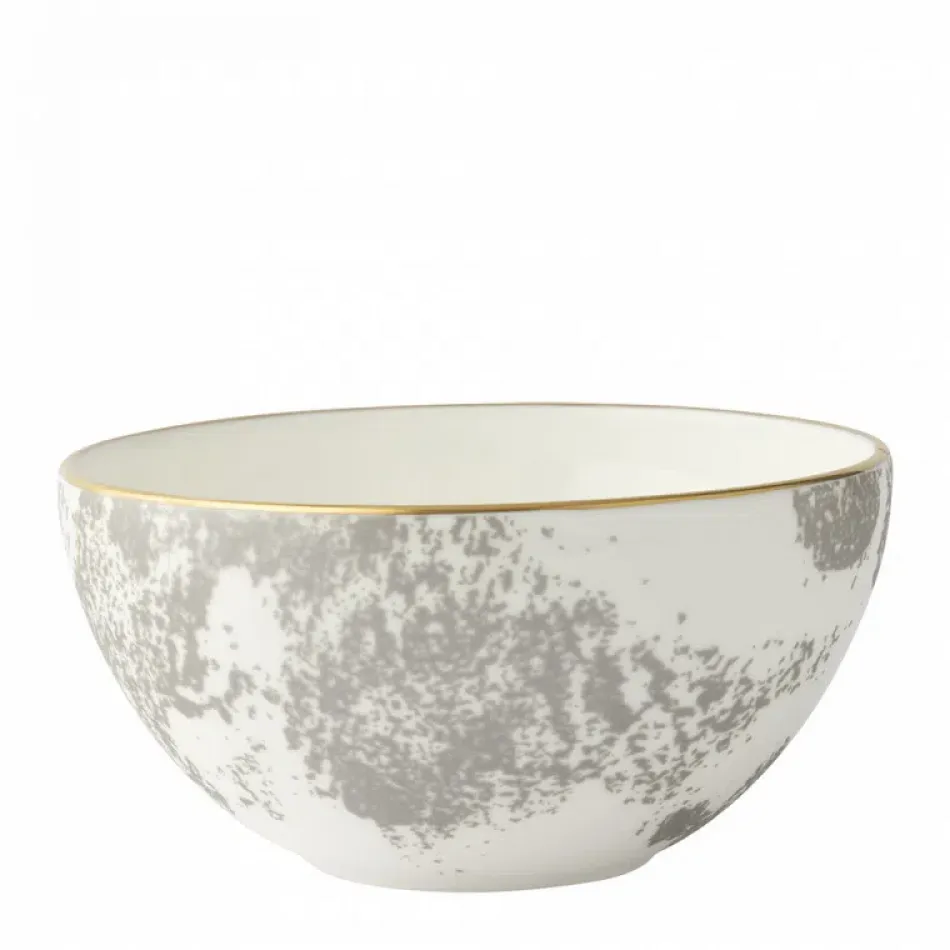 Crushed Velvet Grey Deep Bowl (14.5 cm/5.5 in & 57 cl/20oz)