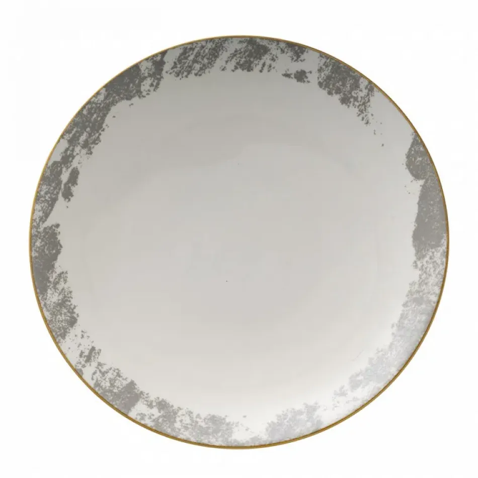 Crushed Velvet Grey Coupe Bowl (30 cm/12 in)