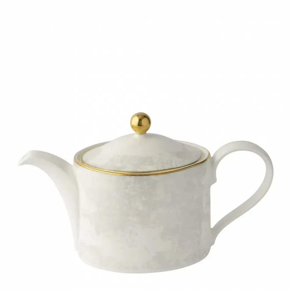 Crushed Velvet Pearl Charnwood Teapot S/S