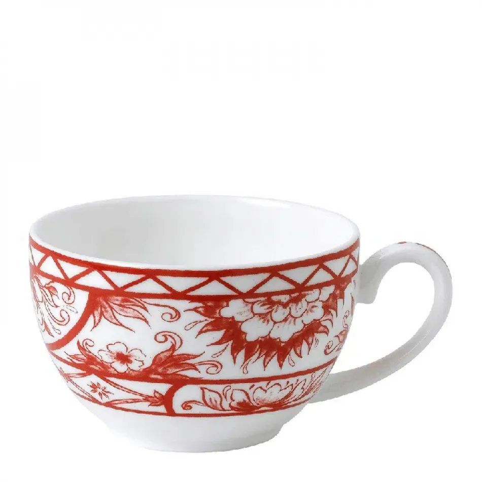 Victoria's Garden Red Tea Cup