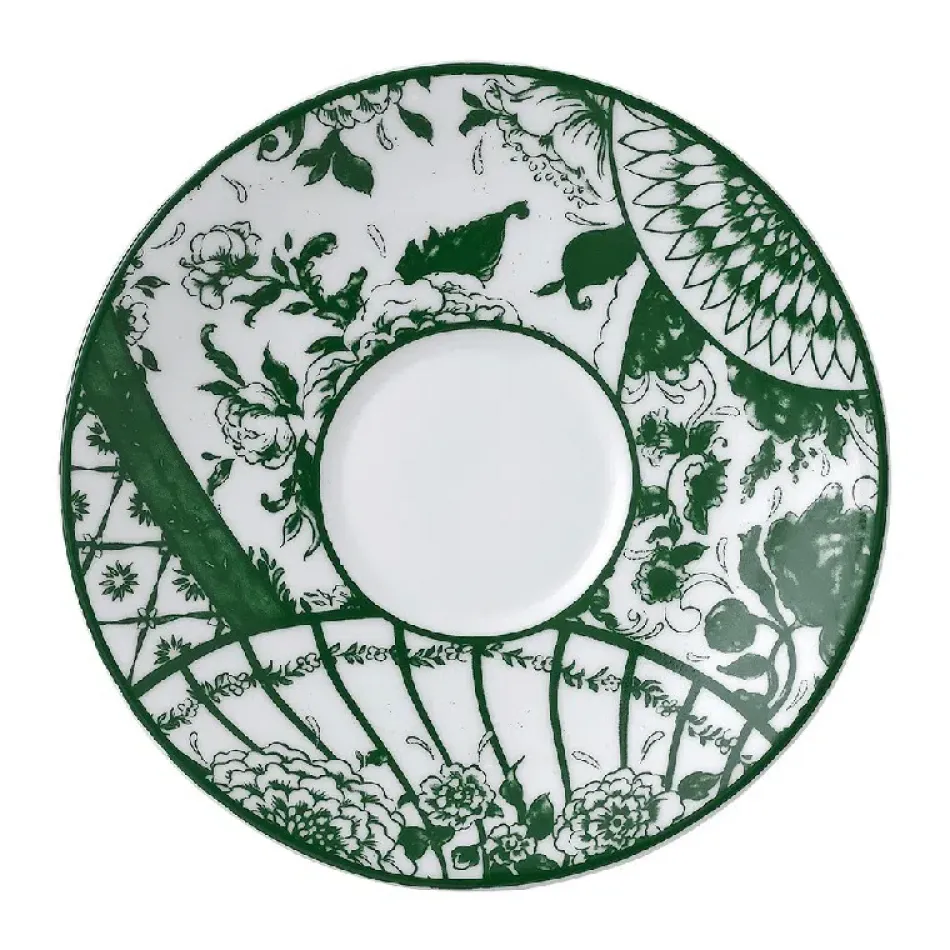 Victoria's Garden Green Tea Saucer (15 cm/6 in)