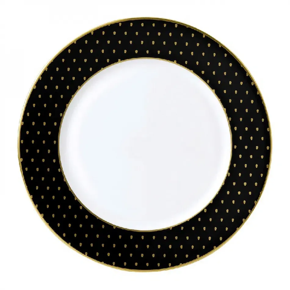 W1 Black Flat Rim Plate (27 cm/10.5 in)