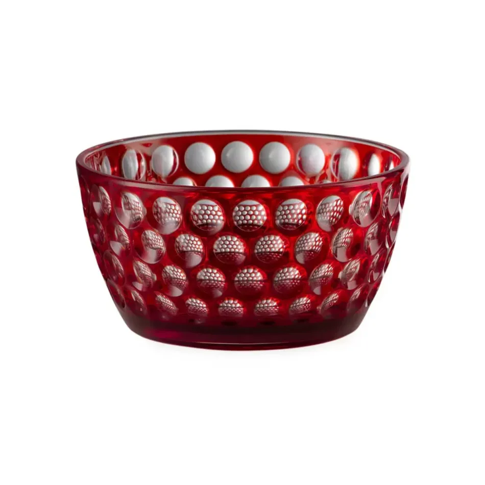 Lente Snack/Cereal Bowl Red H 2.75" x Diam 5.5", 15 oz