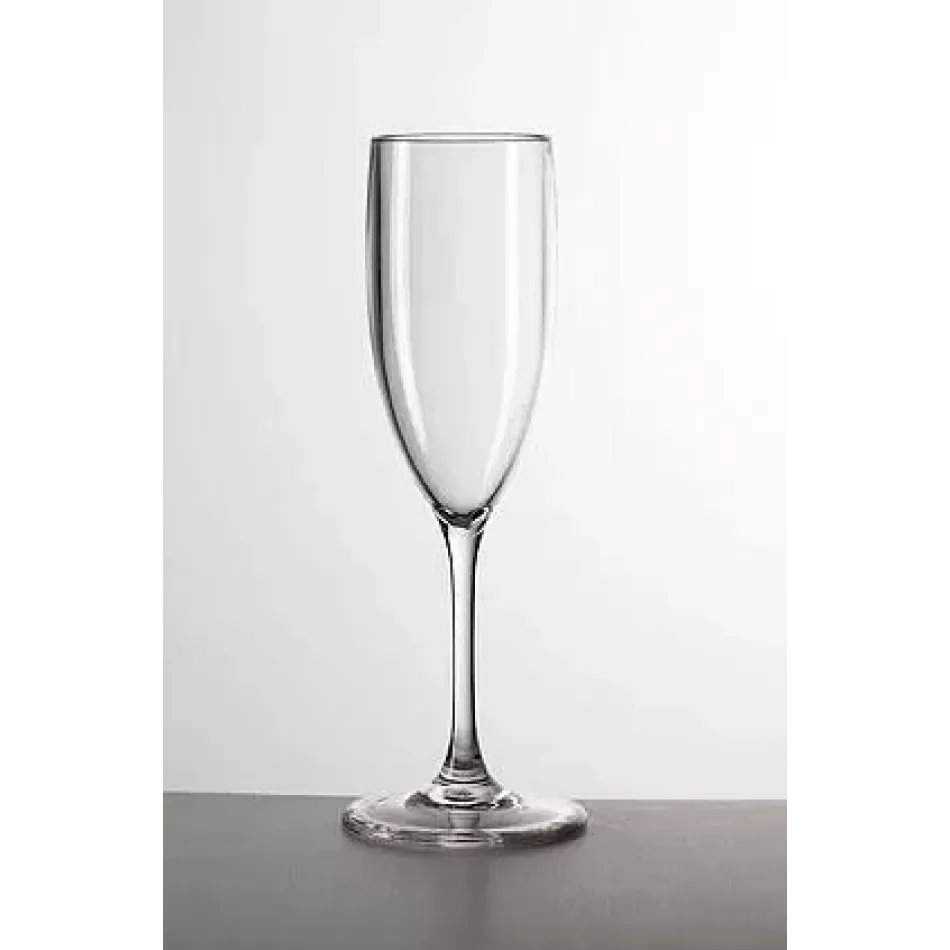 Flute Clear H 8" x Diam 2", 4.25 oz